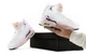 Кроссовки женские Ni Air Jord Jumpman MVP White Pink / кроссовки Най Джорд белые с розовым высокие 37 - изображение 8