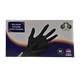 Рукавички Gloves нітрилові чорні без пудри M 100 шт./уп. (20250807-1) - зображення 1
