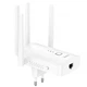 Беспроводной Wi-Fi репитер Hoco HI35 300Mbs 2.4GHz White - изображение 3