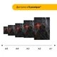 Дерев'яний фігурний пазл Зона мовчання, А1, Дерев'яна коробка 500+ елементів - изображение 2