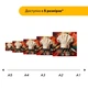 Дерев'яний фігурний пазл Кухарський Ковпак, А5, Дерев'яна коробка 35 елементів - зображення 2