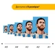 Дерев'яний фігурний пазл Футбольний геній, А5, Дерев'яна коробка 35 елементів - зображення 2