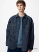 Джинсовая куртка мужская Uniqlo 250305543 L Синяя (1161681089) - изображение 1