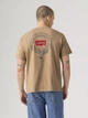 Футболка хлопковая длинная мужская Levi`s 434207104 L Коричневая (1161547540) - изображение 2