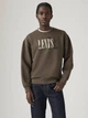 Свитшот на флисе мужской Levi`s 875798075 2XL Коричневый (1161593915) - изображение 1