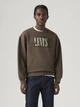 Свитшот на флисе мужской Levi`s 875798075 2XL Коричневый (1161593915) - изображение 3