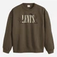 Свитшот на флисе мужской Levi`s 875798075 2XL Коричневый (1161593915) - изображение 5