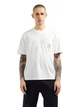 Футболка хлопковая длинная мужская Armani Exchange 904744743 XL Молочная (1161624681) - изображение 1
