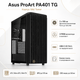 Корпус для ПК Asus ProArt PA401 Mid Tower без БЖ ATX/MicroATX/Mini-ITX 3x PWM Tempered Glass Black (90DC00M0-B39020) - зображення 1