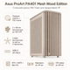 Корпус для ПК Asus ProArt PA401 Mesh Mid Tower без БЖ ATX/MicroATX/Mini-ITX Wood Edition Beige (90DC00M7-B39000) - зображення 1