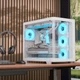 Корпус для ПК AeroCool P500C-G-WT-v1 Midi Tower без БП ATX/MicroATX/Mini-ITX 4x120 мм ARGB White (ACCM-PN01043.21) - изображение 7