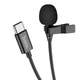 Мікрофон-петлічка Hoco L14 Type-C Lavalier microphone Чорний - изображение 1