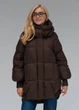 Жіночий пуховик куртка з капюшоном зимовий Viva-Wear 3575 M шоколадний 3575-3 - изображение 1