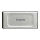 Портативний SSD Kingston XS2000 2 ТБ USB 3.2 Gen 2x2 Type-C (SXS2000/2000G), сріблястий - зображення 1