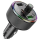 Автомобильный FM-трансмиттер Hoco E82 Guerrero PD30W+QC3.0, черный - изображение 5