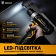 Дриль-шурупокрут акумуляторний DEKO GCD12DU3-S6 12 В з 2 акумуляторами та набором інструментів у кейсі (GCD12DU3-S6) - зображення 10