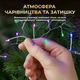 Гирлянда Роса Хвойная лапа 100 м 3000 LED мультиколор новогодняя комнатная гирлянда на белом проводе, гирлянда для елки - изображение 5