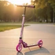 Самокат Skyper Pegas двухколесный колеса PU 145 мм, стальная рама, ручной тормоз Pink 5-12 лет (PS-71643) - изображение 9