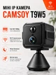 Мини IP камера CAMSOY T9W5 New Wi-Fi разъем Type-C Беспроводная для видеонаблюдения Маленькая видеокамера датчиком движения 554136726 - изображение 1
