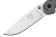 Ніж складаний Ontario Knife RAT I Linerlock, лезо Plain Satin AUS-8, руківя Grey GFN, Тайвань, ON8848GY - зображення 4