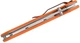Ніж складаний Ontario Knife RAT I Linerlock, лезо Plain Satin AUS-8, руківя Orange GFN, Тайвань, ON8848OR - изображение 8