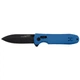 Ніж складаний SOG Pentagon XR LTE, замок XR Lock, лезо Plain Black TiNi CRYO CTS-XHP, руківя Blue G10, Тайвань, 12-61-06-57 - изображение 1