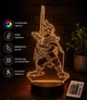Светильник ночник «Персонаж Dota 2 Дота 2 Kez Кез» на подарок дотеру геймеру фанату Dota. 3D лампа с Led-подсветкой и пультом (7 цветов 4 режима) (3DP095) - изображение 1