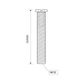 Шуруп до сыта стиральной машины или мойки McAlpine BRBOLT70 L-70 мм - изображение 2