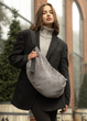 Жіноча сумка Sambag HOBO Bag-glove з внутрішніми кишенями та утепленими боковими кишенями з тканини Графітова - зображення 9