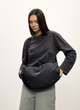 Жіноча сумка Sambag HOBO Bag-glove з внутрішніми кишенями та утепленими боковими кишенями з тканини Чорна - зображення 7
