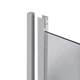 Душевая кабина Lidz Latwa SC90x90.SAT.LOW.DGR, стекло темное тонированное 4 мм без поддона - изображение 3