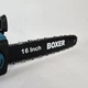 Електропила Boxer BX-3306 ланцюгова мережева електрична пила садова для розпилювання деревини обрізання гілок заготівлі дров 2200 Вт 220 В шина 40 см швидкість 8 м сек автозмащення металевий корпус поперечний двигун - зображення 6