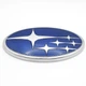 Эмблема логотип Subaru 11,5*6,0 см 93013AG112 ABS, хром+синий - изображение 2