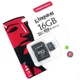 Карта пам'яті microSD 16 ГБ Class 10 UHS-I, швидкісна карта пам'яті для смартфона, камери та планшета - зображення 1
