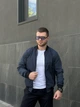 Бомбер чоловічий темно-сині водовідштовхувальний, демісезонний чоловічий бомбер 3XL - зображення 5