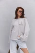 Женский лонгслив oversize серый теплый с принтом sporty & rich Arjen 22284, размер универсальный - изображение 7