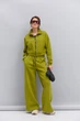 Женский спортивный костюм из теплого трикотажа оливковый Arjen 22285, размер L/XL - изображение 1