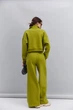Женский спортивный костюм из теплого трикотажа оливковый Arjen 22285, размер L/XL - изображение 5