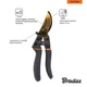 Секатор для обрізки гілок, сталь SK5, gold, V-SERIES, Bradas (KT-V1021) - изображение 3