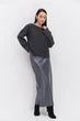 Жіночий в'язаний джемпер oversize графітовий Arjen 102392, розмір L/XL - зображення 2
