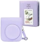 Комплект Аксессуаров Instax MINI 11/12/13 чехол + альбом для Фотокамеры Моментальной Печати Fujifilm Instax Mini 13 / Instax Mini 12 / Instax Mini 11: чехол, фотоальбом Lilac Purple - изображение 1