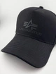 Бейсболка Кепка-Тракер ALPHA INDUSTRIES Черная, Хлопок, Ручная Работа размер S (55-56 см) - изображение 3