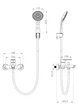 Змішувач AQUAMOD NV-1100-BS05MB, чорний матовий - изображение 4