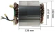 Статор электродвигателя 3кВт генератора D160*d97/L126mm (МЕДЬ) (gen1842) - изображение 5