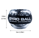 Тренажер для зап'ястя Powerball Gyro Ball для кистей рук Павербол Black - изображение 4