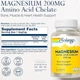 Магний Solaray Magnesium Amino Acid Chelate 200 mg 100 veg caps - изображение 2