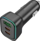Автомобильное зарядное устройство Borofone BZ28C Trophie PD60W (2C1A) Car Charger Black - изображение 3