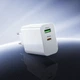Сетевое зарядное устройство Borofone BA106A Stellar PD20W + QC3.0 Charger (EU) White - изображение 9