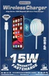 Беспроводное зарядное устройство Remax Jinga Series 15W Magnetic Wireless Fast Charger RP-W58 White - изображение 2
