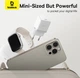Сетевое зарядное устройство Baseus Palm Fast Charger 1C 30W EU Moon White - изображение 8